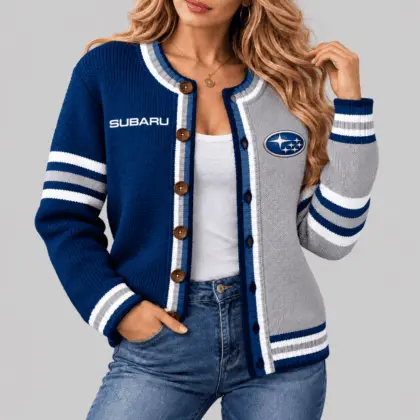 Subaru | Split Panel Racing Stripe Cardigan