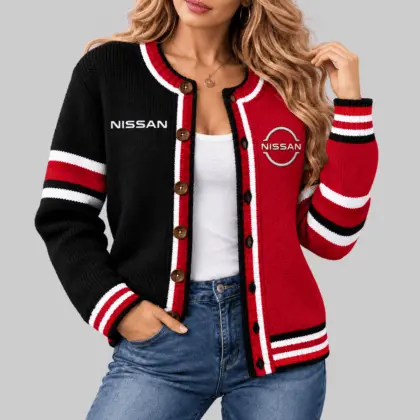 Nissan | Split Panel Racing Stripe Cardigan