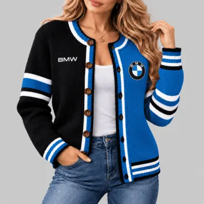 BMW | Split Panel Racing Stripe Cardigan