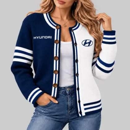 Hyundai | Split Panel Racing Stripe Cardigan
