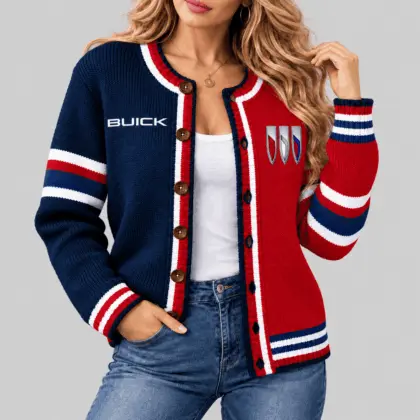 Buick | Split Panel Racing Stripe Cardigan
