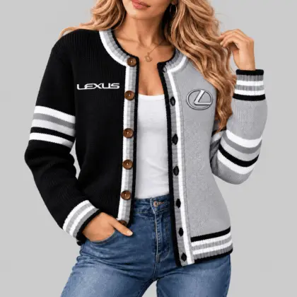 Lexus | Split Panel Racing Stripe Cardigan