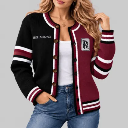 Rolls-Royce | Split Panel Racing Stripe Cardigan