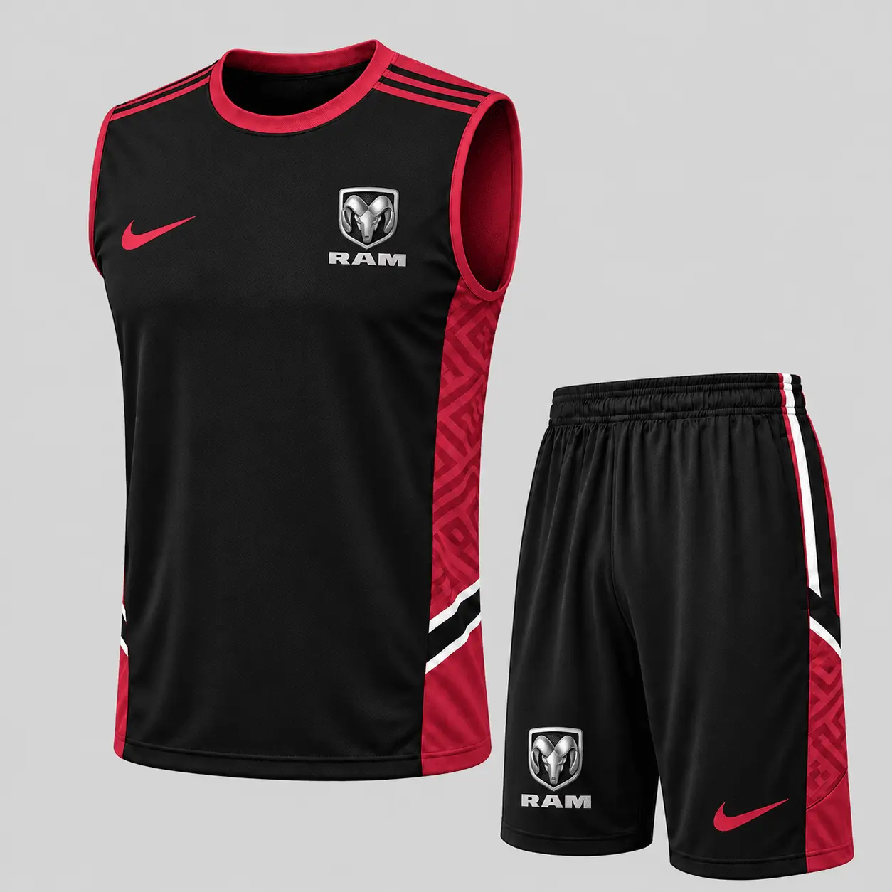 Ram | Paneled Tank Top & Shorts Set
