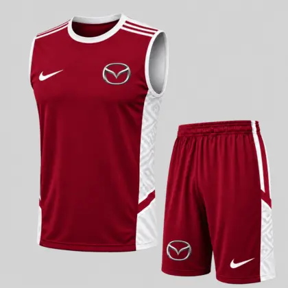 Mazda | Paneled Tank Top & Shorts Set