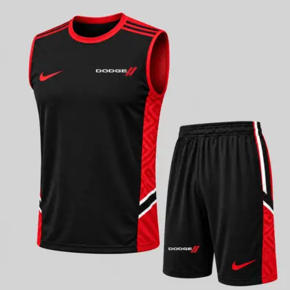 Dodge | Paneled Tank Top & Shorts Set