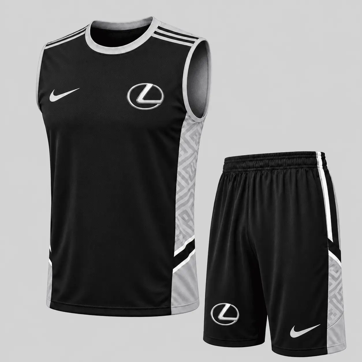 Lexus | Paneled Tank Top & Shorts Set