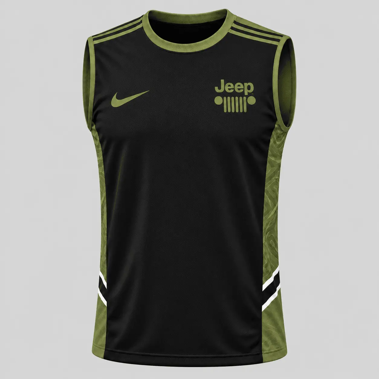 Jeep | Paneled Tank Top & Shorts Set - Tank Top