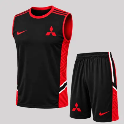 Mitsubishi | Paneled Tank Top & Shorts Set