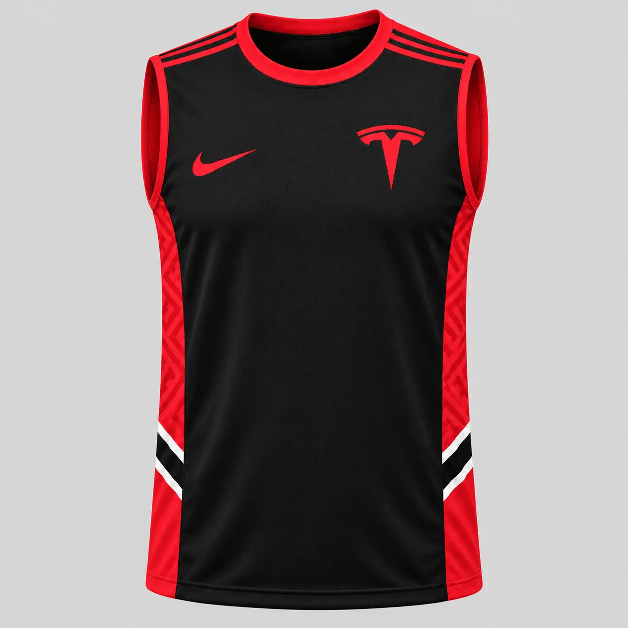 Tesla | Paneled Tank Top & Shorts Set - Tank Top