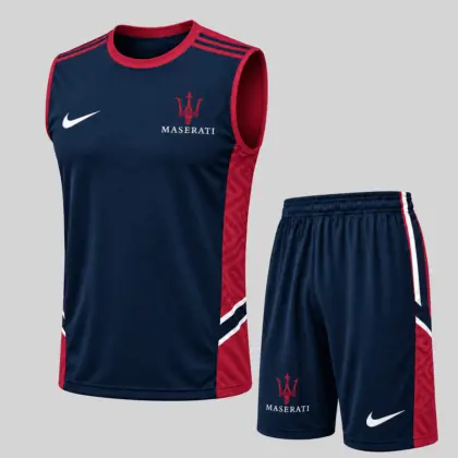 Maserati | Paneled Tank Top & Shorts Set