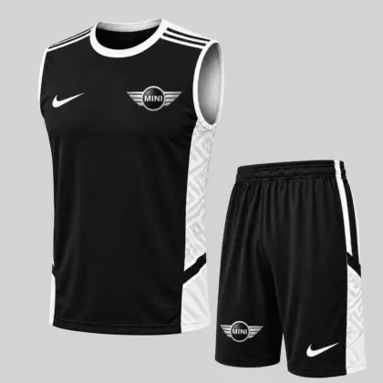 Mini | Paneled Tank Top & Shorts Set