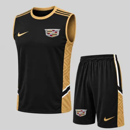 Cadillac | Paneled Tank Top & Shorts Set