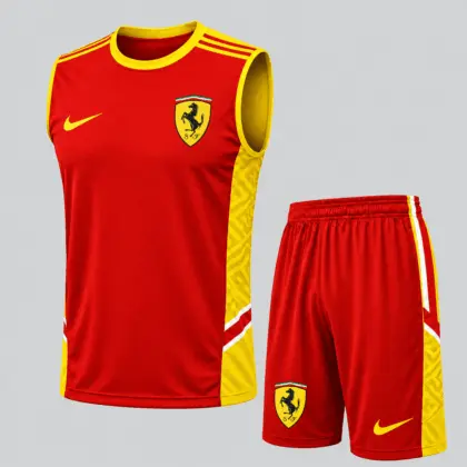 Ferrari | Paneled Tank Top & Shorts Set