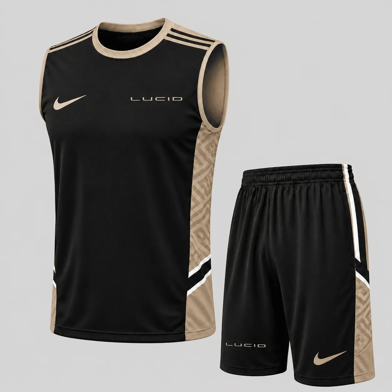 Lucid | Paneled Tank Top & Shorts Set