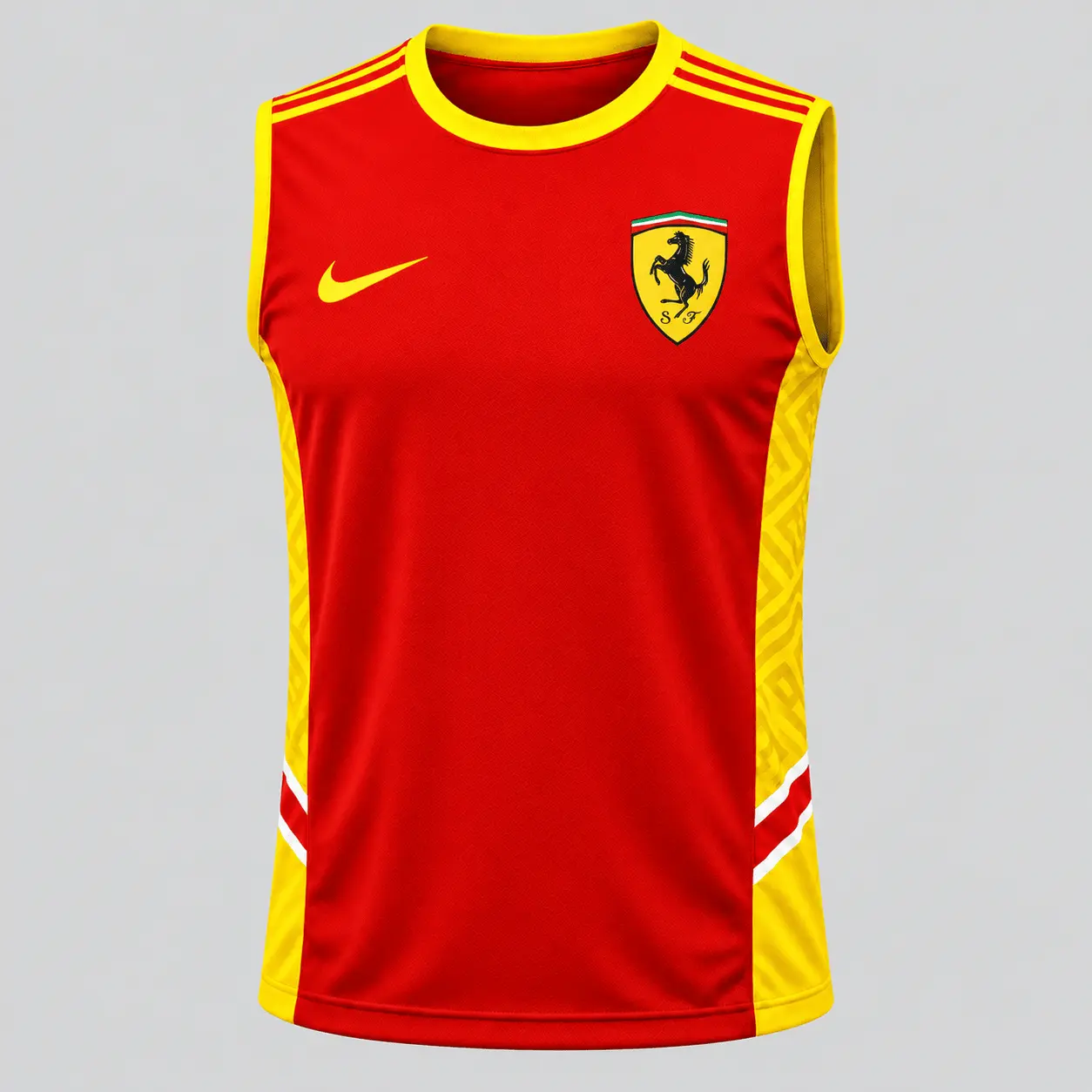 Ferrari | Paneled Tank Top & Shorts Set - Tank Top