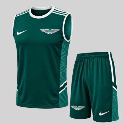 Aston Martin | Paneled Tank Top & Shorts Set