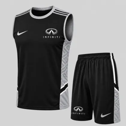 Infiniti | Paneled Tank Top & Shorts Set
