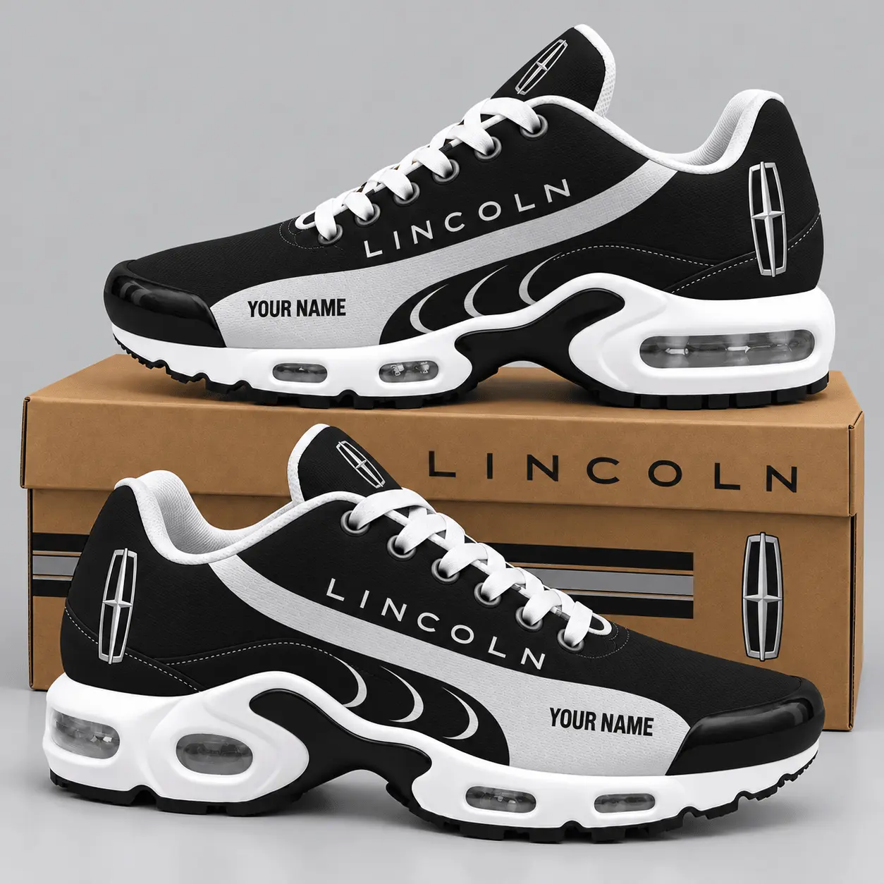 Lincoln | Sweeping Stripe Paneled Air Max Shoes