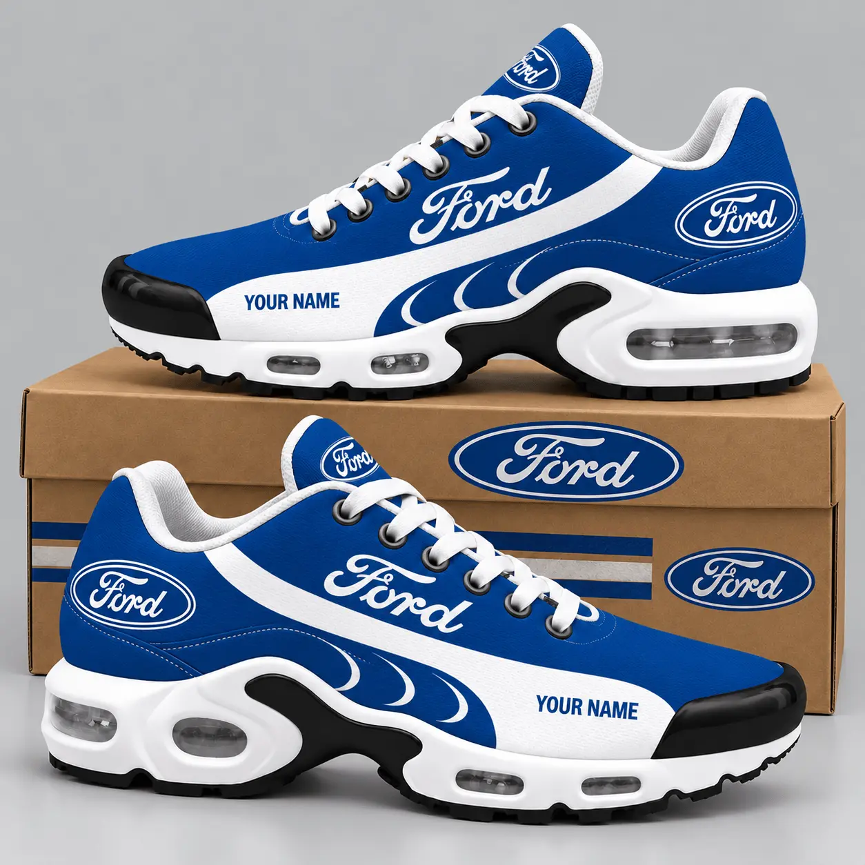 Ford | Sweeping Stripe Paneled Air Max Shoes