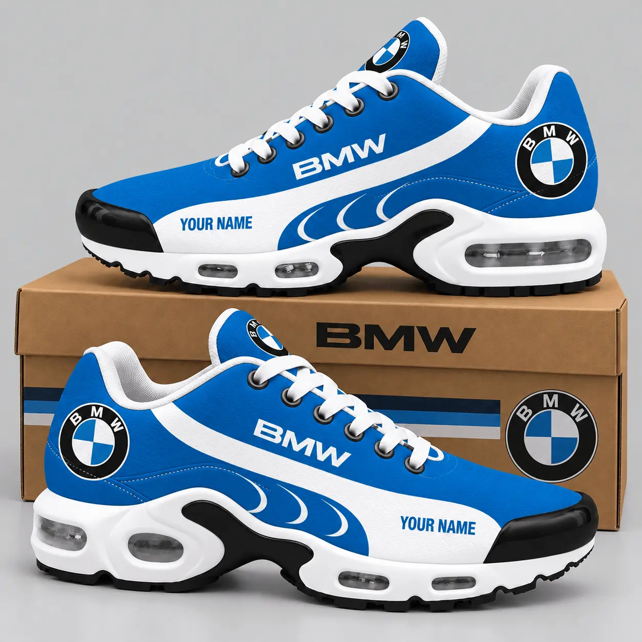 BMW | Sweeping Stripe Paneled Air Max Shoes