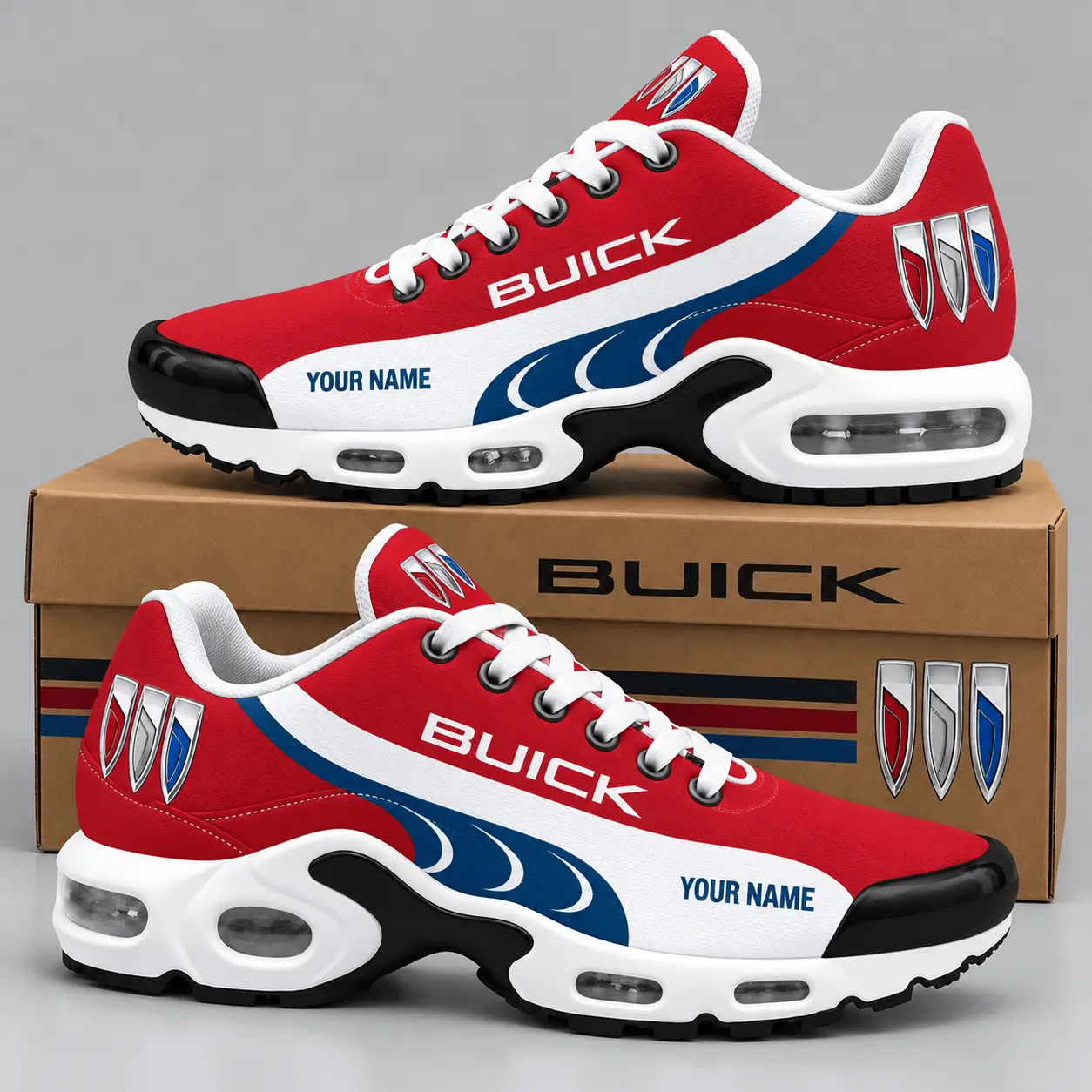 Buick | Sweeping Stripe Paneled Air Max Shoes