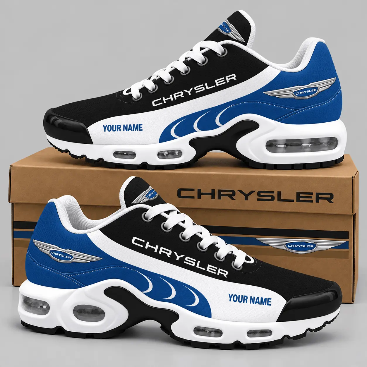 Chrysler | Sweeping Stripe Paneled Air Max Shoes