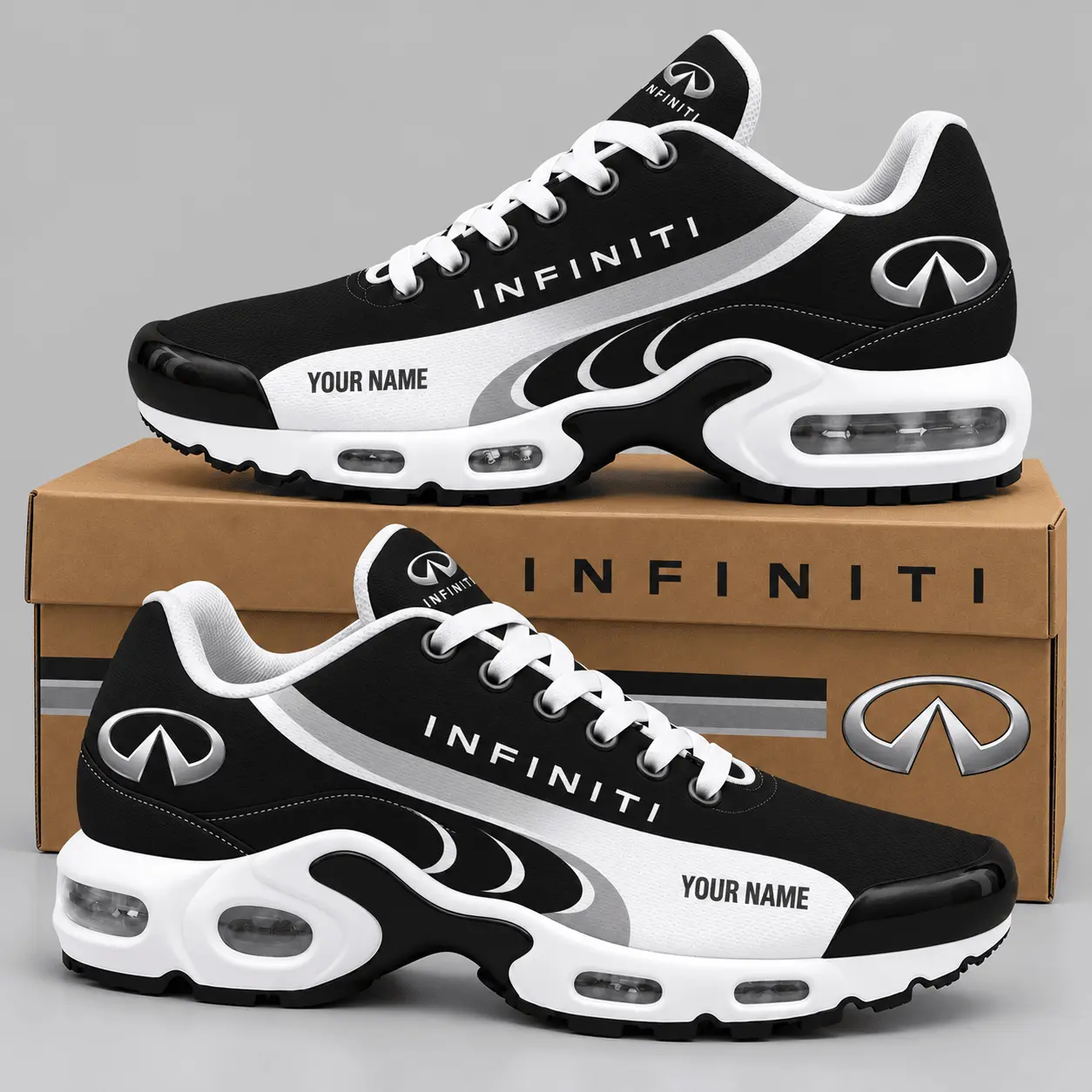 Infiniti | Sweeping Stripe Paneled Air Max Shoes