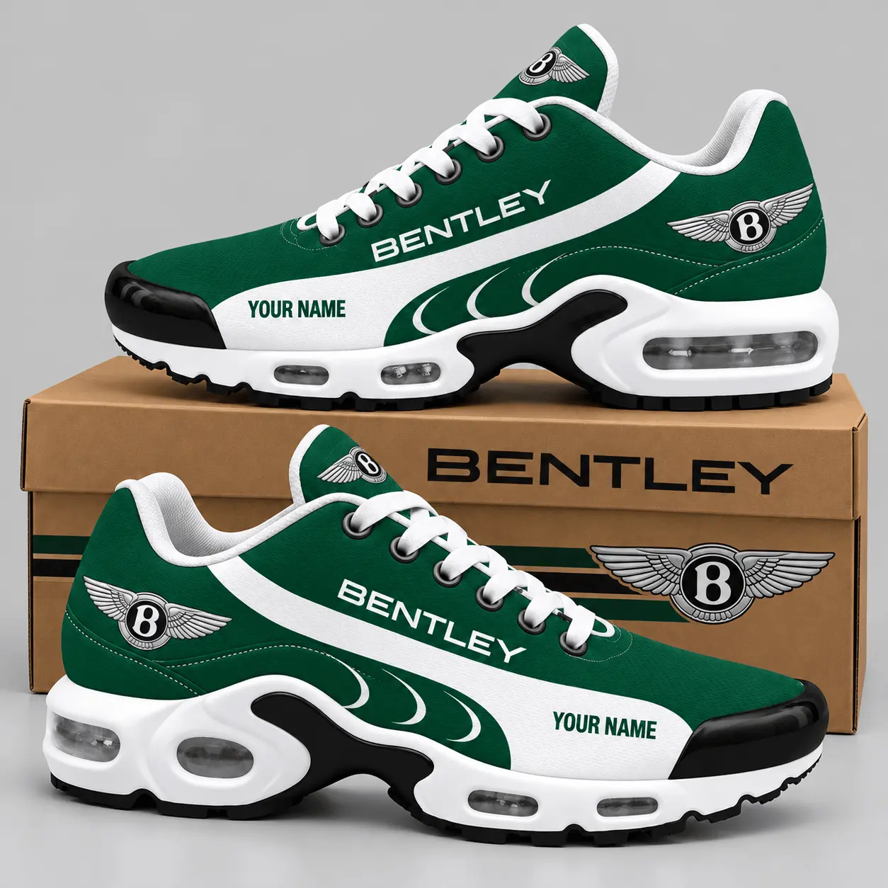 Bentley | Sweeping Stripe Paneled Air Max Shoes