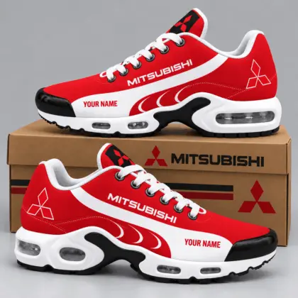 Mitsubishi | Sweeping Stripe Paneled Air Max Shoes