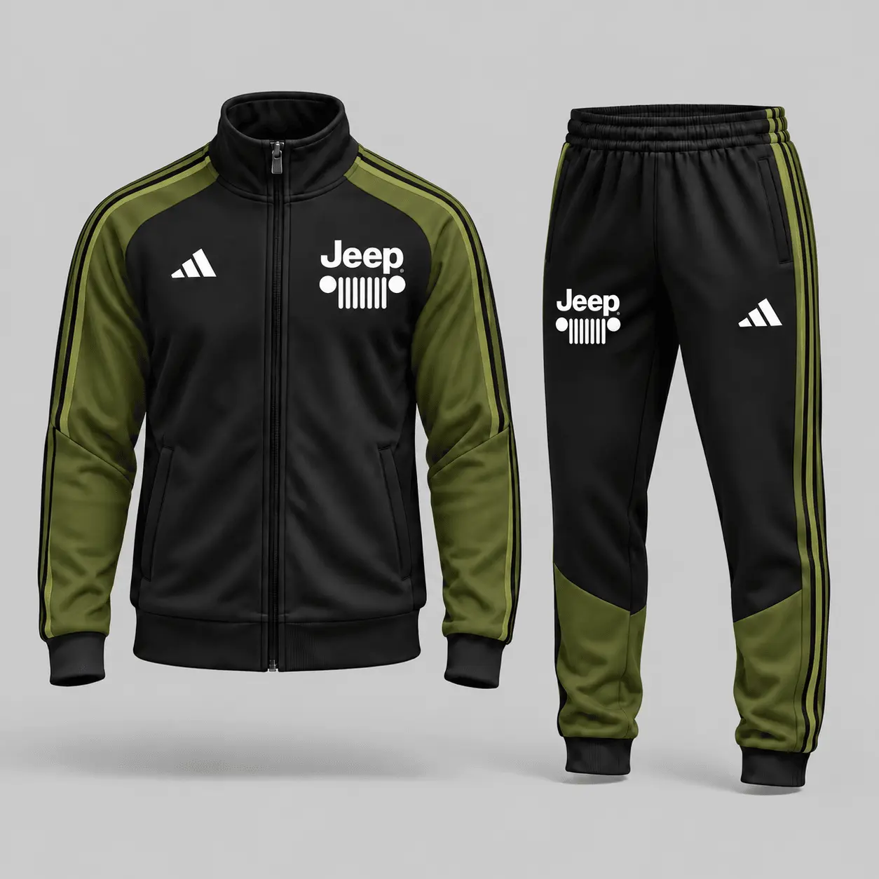 Jeep | Racing Stripe Jacket & Jogger Set