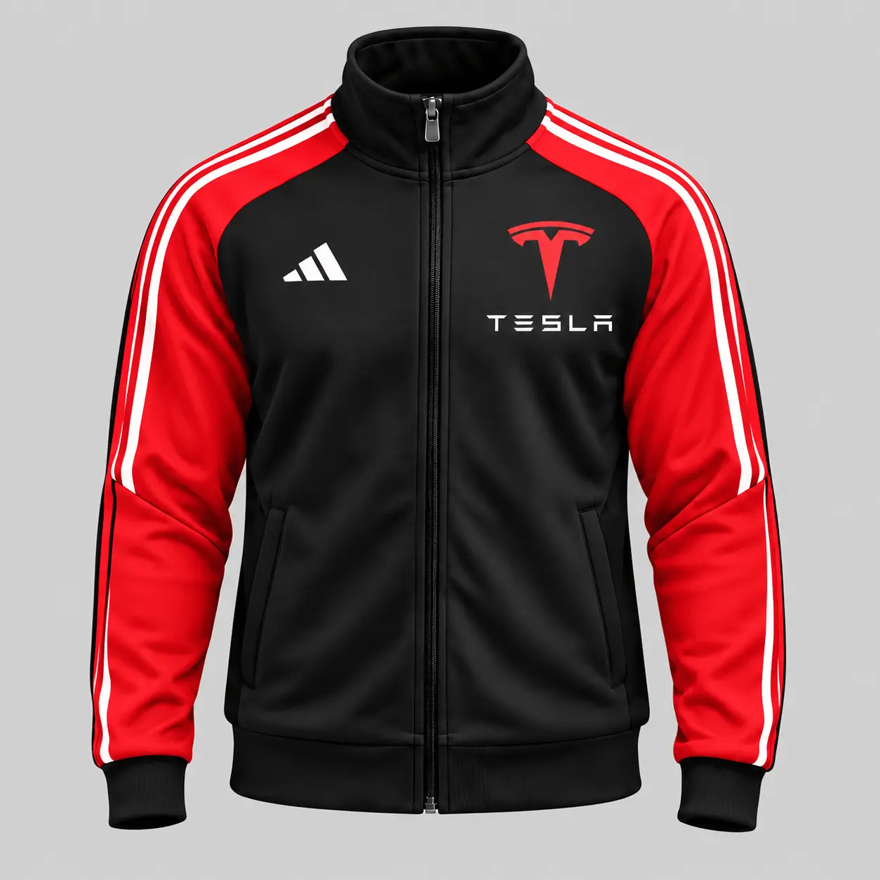 Tesla | Racing Stripe Jacket & Jogger Set - Jacket
