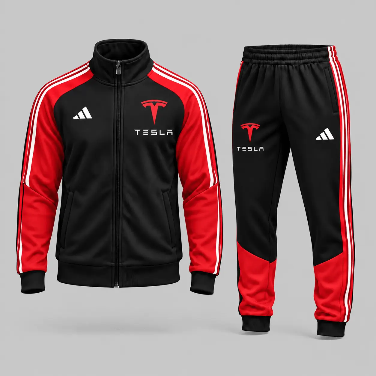 Tesla | Racing Stripe Jacket & Jogger Set