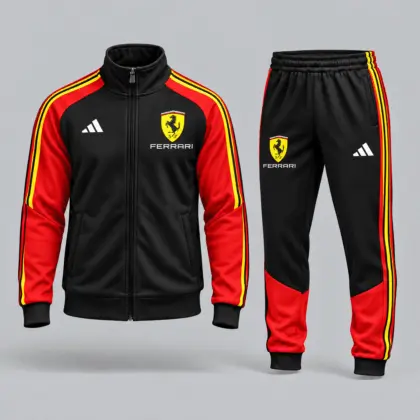 Ferrari | Racing Stripe Jacket & Jogger Set