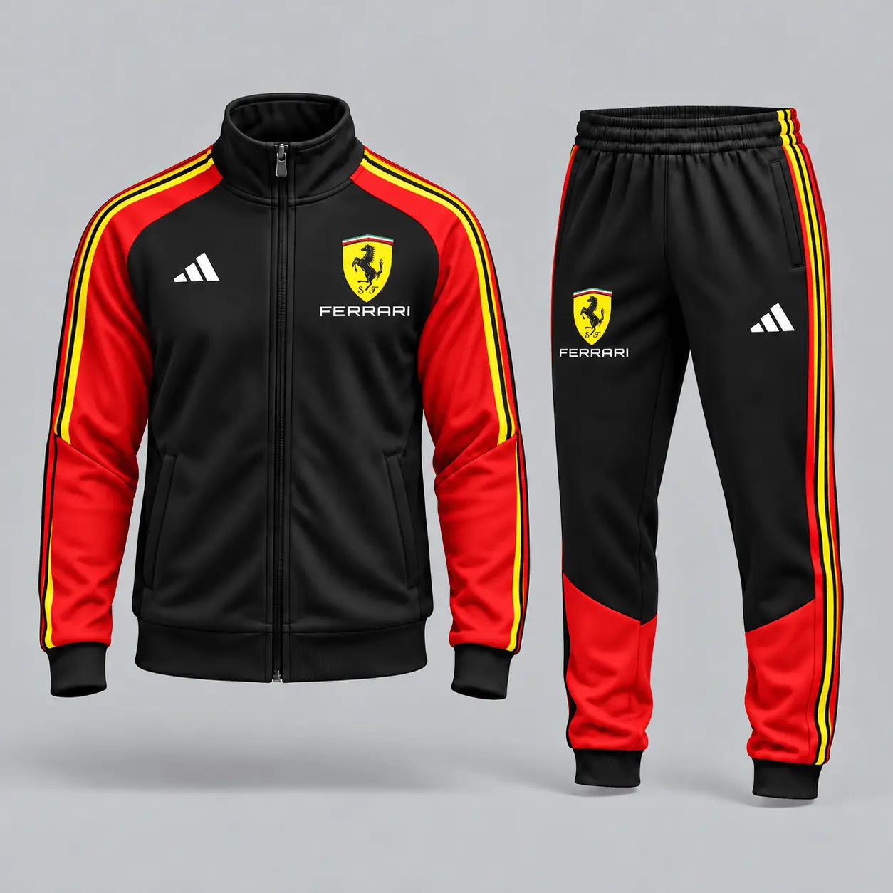Ferrari | Racing Stripe Jacket & Jogger Set