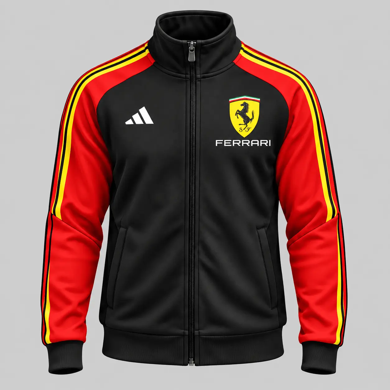 Ferrari | Racing Stripe Jacket & Jogger Set - Jacket