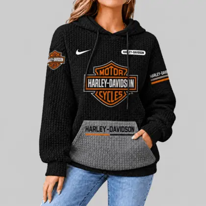 Harley-Davidson | Motorsport Emblem Unisex Waffle Hoodie