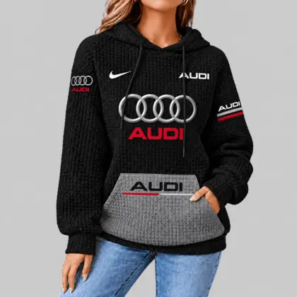 Audi | Motorsport Emblem Unisex Waffle Hoodie