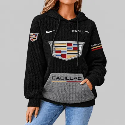 Cadillac | Motorsport Emblem Unisex Waffle Hoodie