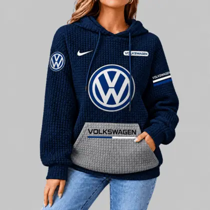 Volkswagen | Motorsport Emblem Unisex Waffle Hoodie