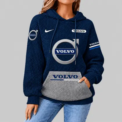 Volvo | Motorsport Emblem Unisex Waffle Hoodie
