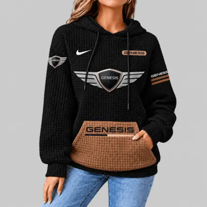 Genesis | Motorsport Emblem Unisex Waffle Hoodie