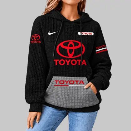 Toyota | Motorsport Emblem Unisex Waffle Hoodie