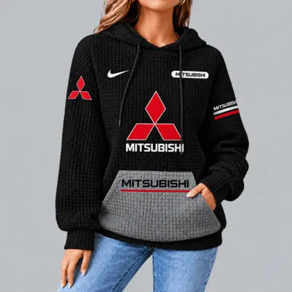 Mitsubishi | Motorsport Emblem Unisex Waffle Hoodie