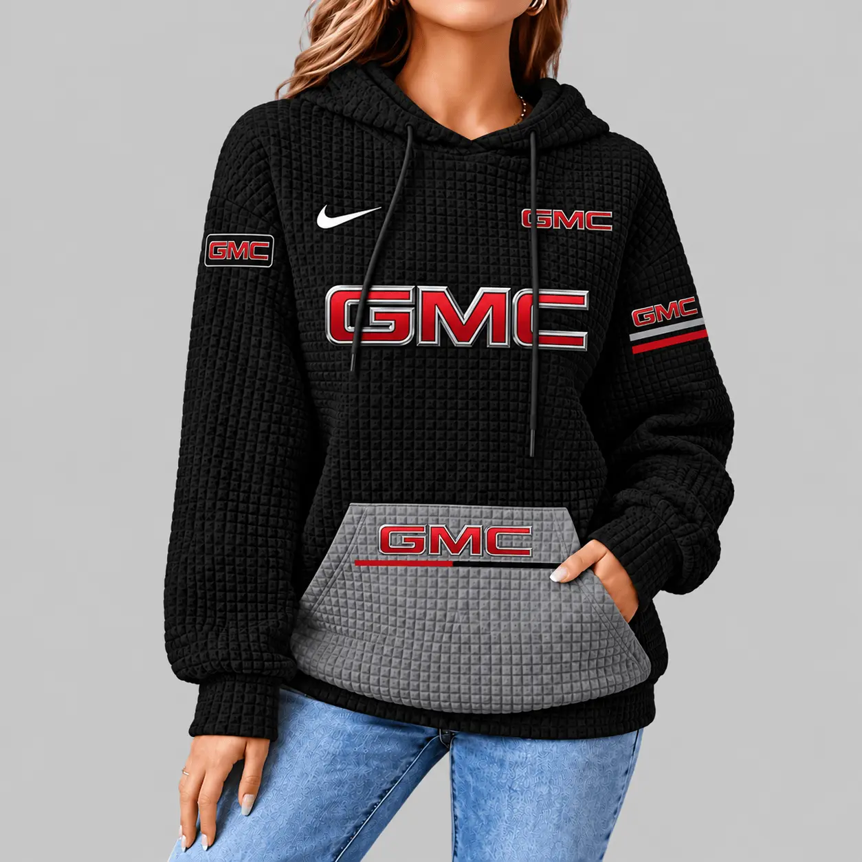 GMC | Motorsport Emblem Unisex Waffle Hoodie