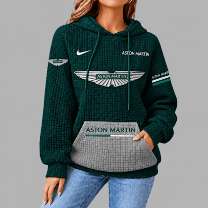 Aston Martin | Motorsport Emblem Unisex Waffle Hoodie