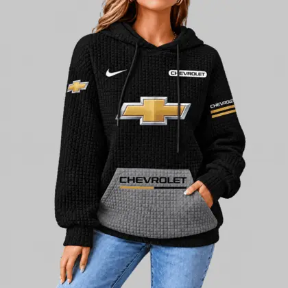 Chevrolet | Motorsport Emblem Unisex Waffle Hoodie