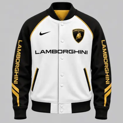 Lamborghini | Raglan Piped Racing Baseball Jacket