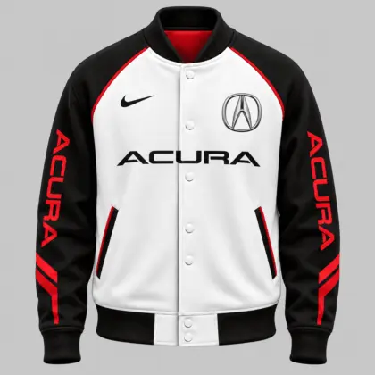Acura | Raglan Piped Racing Baseball Jacket