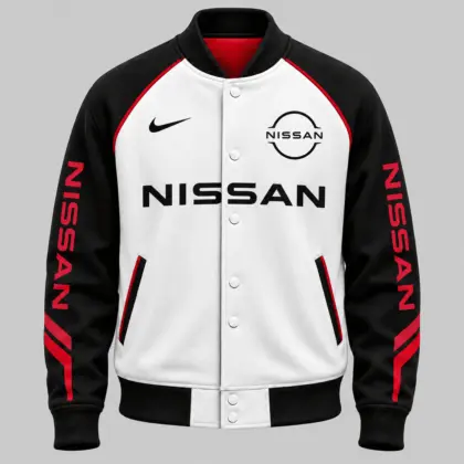 Nissan | Raglan Piped Racing Baseball Jacket